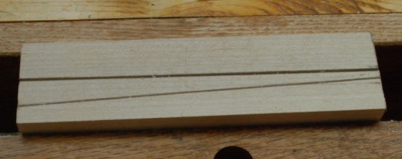 Cut edges with saw